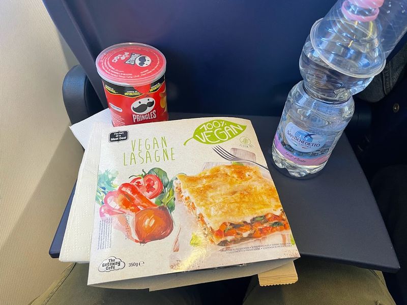 Веганское питание на борту Ryanair